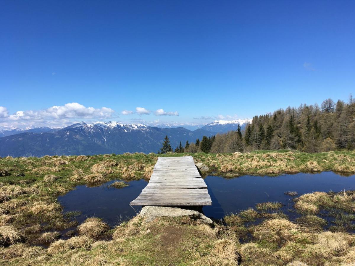 Appartement Brettljause Ferienhaus Fuenf Sinne Döbriach Exteriör bild