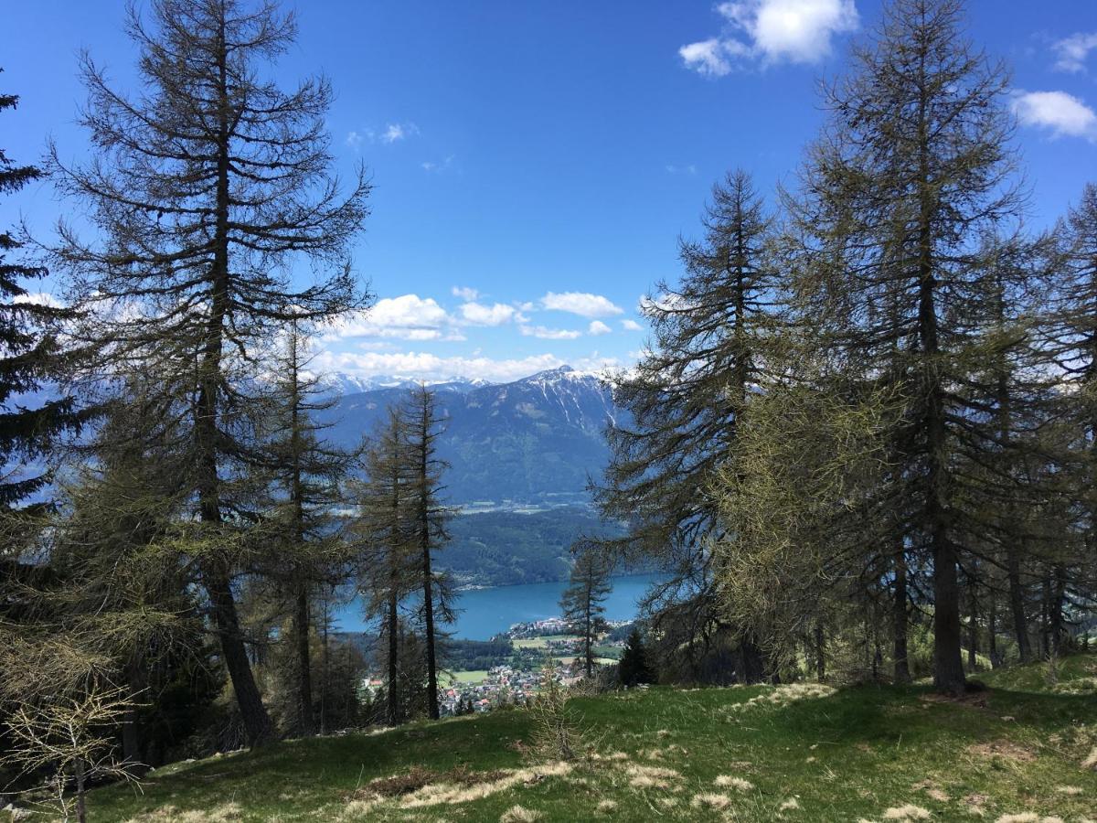 Appartement Brettljause Ferienhaus Fuenf Sinne Döbriach Exteriör bild