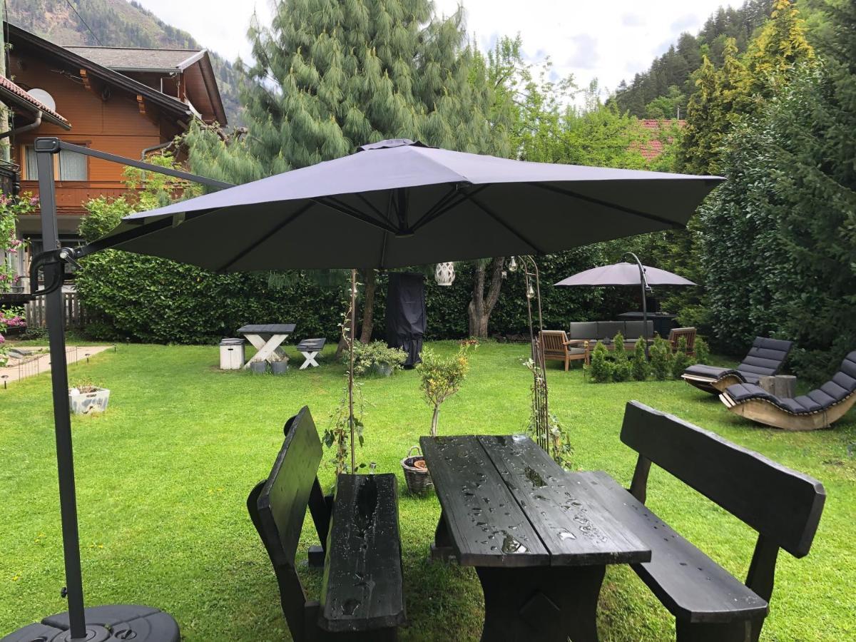 Appartement Brettljause Ferienhaus Fuenf Sinne Döbriach Exteriör bild